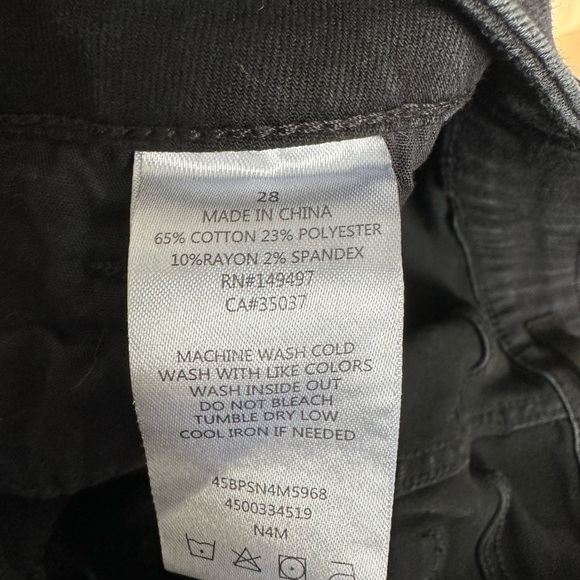 Joes denim midrise skinny back size 28 - Picture 4 of 4